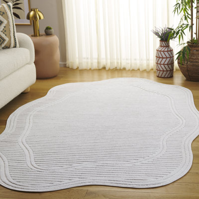Tapis de couleur unie Contour 106 Performance