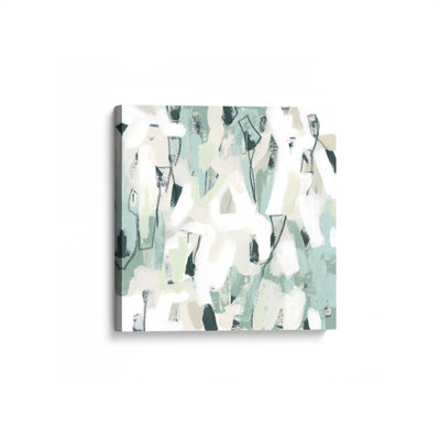 Sage Fragments II Wrapped Canvas Print