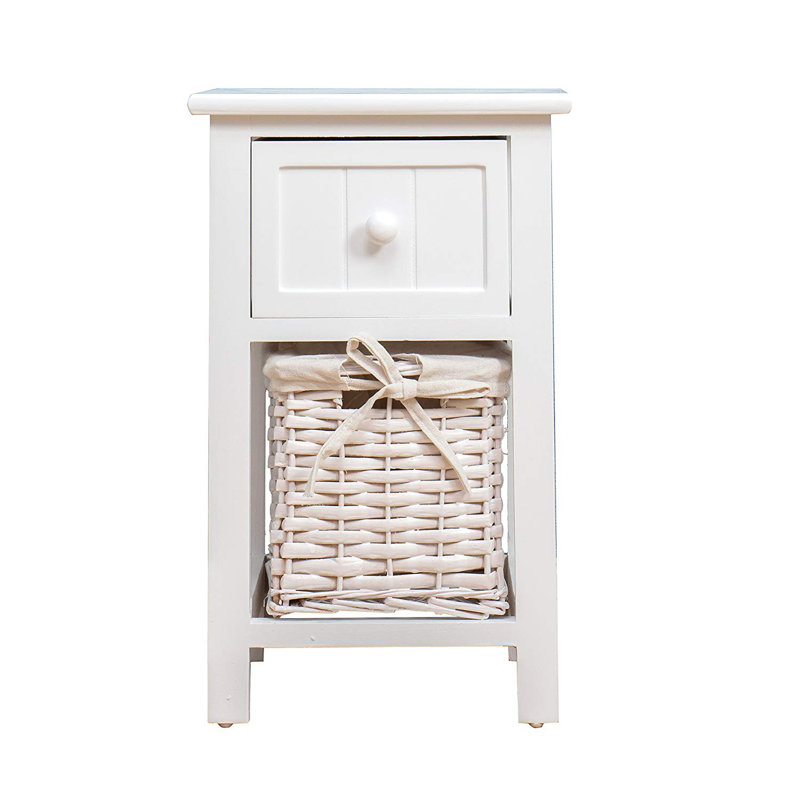 Regina 28cm W Manufactured Wood Bedside Table