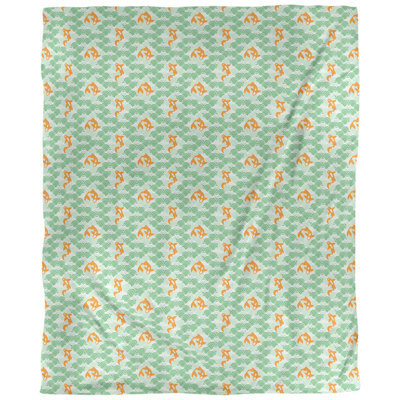 Tissu de poisson et d’ondulations koi