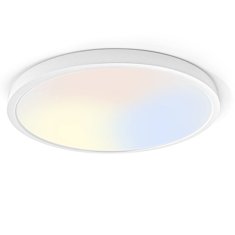 Kauno  15.8inch 24W Flush Mount Ceiling LED Light White