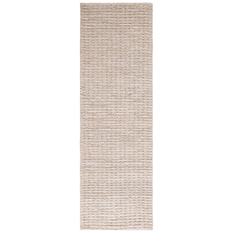 Tapis en jute tissé à la main Bosch, Tapis de couloir 2 pi 6 po x 10 pi