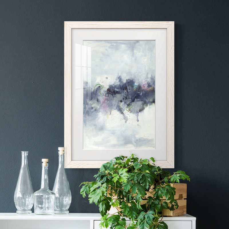 " Birds I " Painting Print, White, 20" H x 17" W x 1" D