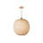 Hand-Woven Boho Round Bamboo Pendant-1760923679