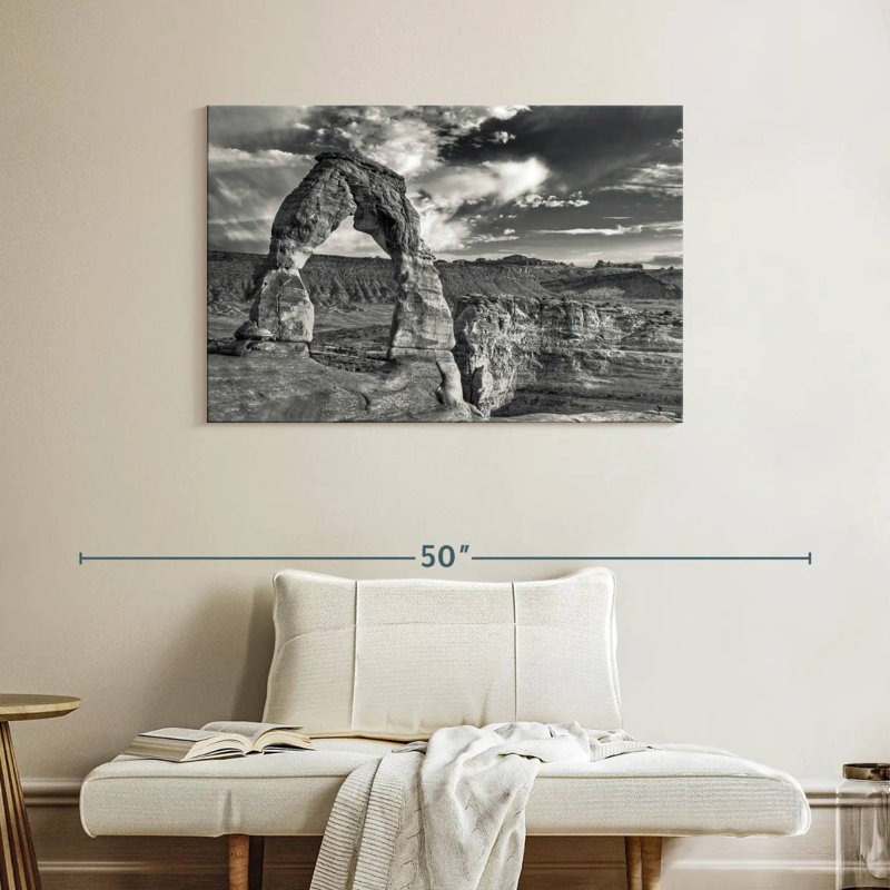 Alvord Delicate Arch BW, H 26 po x l 39 po