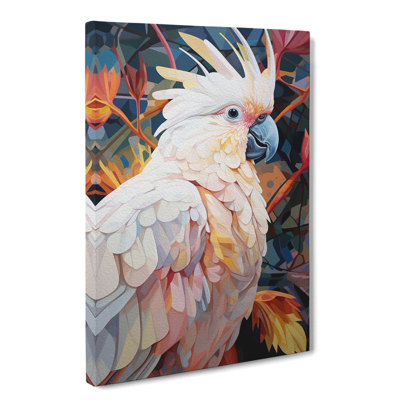 Cockatoo Orphism No.2 - Print, 76cm H x 50cm W x 3cm D