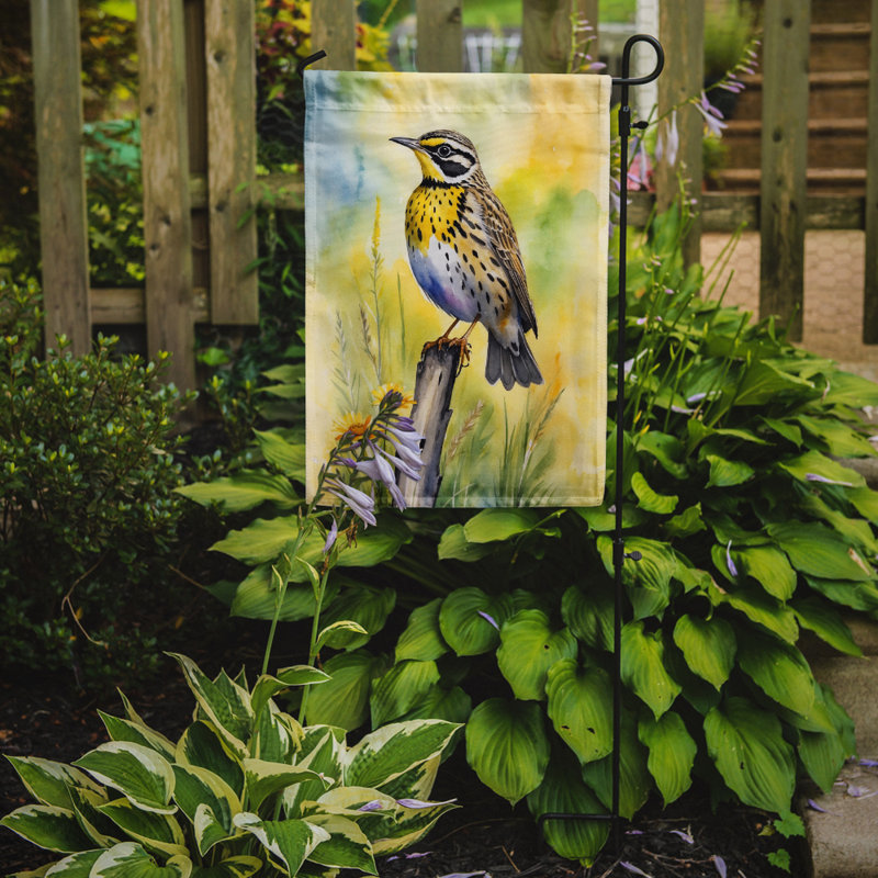 Drapeau de jardin, Montana Meadowlark occidental