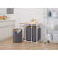 Trieur de linge en bois (bambou) H 36 po x l 30,7 po x H 17,3 po TRINITY-96202569