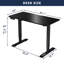 Bureau électrique à hauteur réglable de 55 po x 24 po pour bureau à hauteur réglable pour la maison et le bureau-1441181006