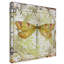 «Wraped Canvas Wall Art - Jean Plout« Dragonfly On Tin Tile 1 », art mural pour salon, chambre à coucher ou bureau - 24 x 24-30366049