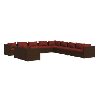 11 Piece Lounge Sofa Seating Group