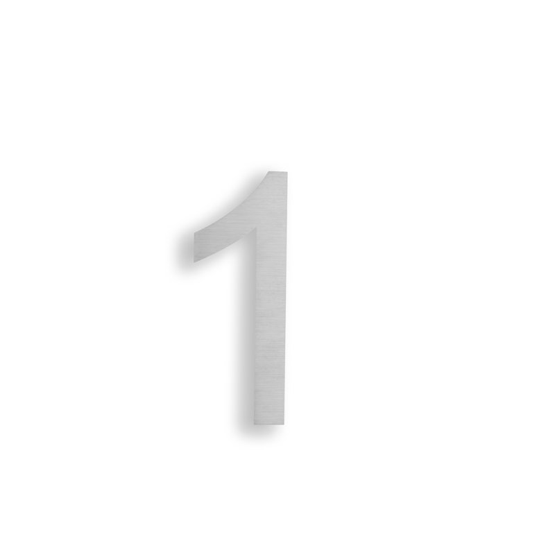 6'' H Stainless Steel House Number, 1