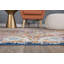 Tapis oriental orange / bleu / crème Beverly-503331482