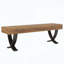 Banc d'entrée élégant avec style industriel