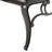 2 Arm Chair, Graceful Scroll & Classic Pattern Chair, Cast Aluminum Frame, Rustproof, Floral Decor, 25.87" W X 22.44" D 35.08" H, Assembly Needed Chair Of 2, Traditional Details, Rust- Elegant