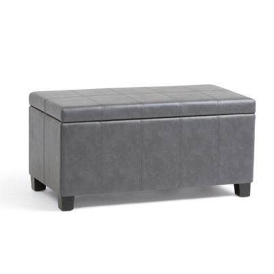 Repose-pieds rectangulaire avec rangement relevable Dover