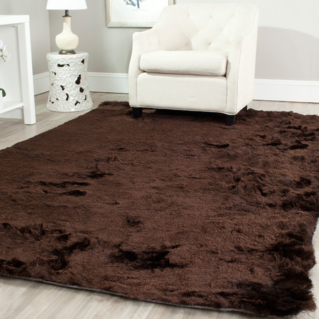 Marius Solid Colour Indoor / Outdoor Area Rug, Rectangle 61 x 91 cm