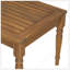 Ensemble de conversation 4 pièces avec coussins, ensemble de conversation d'extérieur en bois d'acacia, naturel et beige