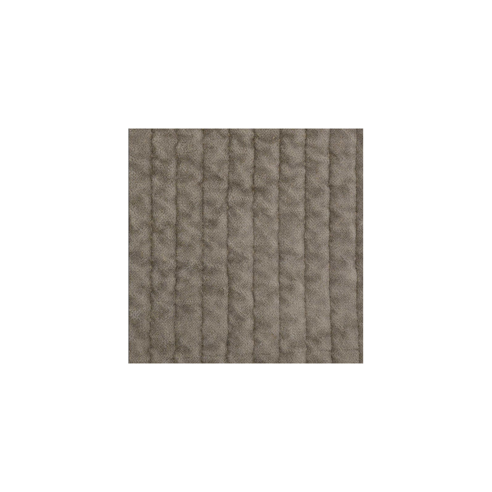 Kobie Stonewashed Cotton Quilted Modern Rustic 1 Piece Pillow Sham, Taupe, Euro