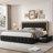 Athanasius Faux Leather Platform Bed with LED Lighting and Drawers-1356800846-1348519639