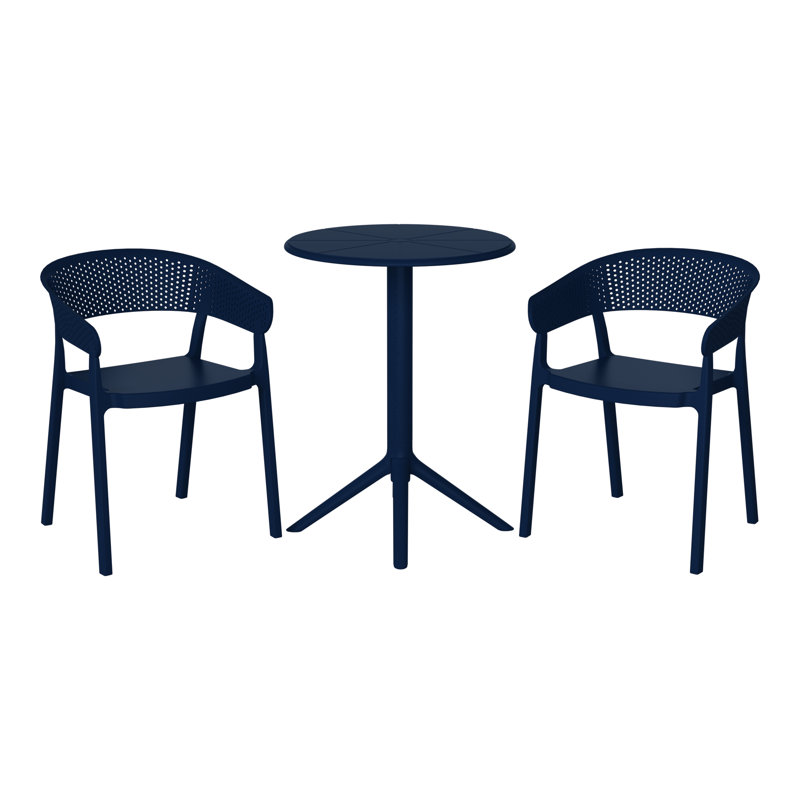 Ensemble repas extérieur 2 personnes, Marine