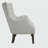 Button Tufted Wing Chair