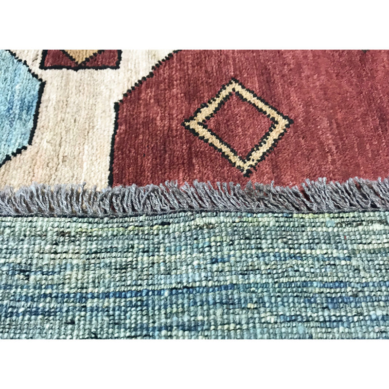 Hand-Knotted High-Quality Rust Area Rug