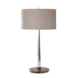 Tigers Eye Metal Table Lamp