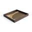 Translucent Silhouettes Glass Decorative Tray