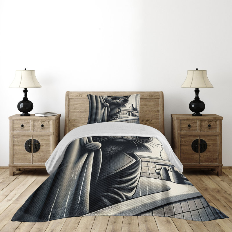 Polyester Coverlet, Twin Coverlet + 1 Standard Shams