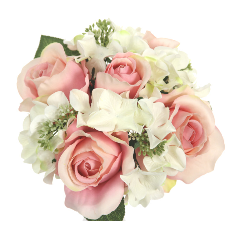 Arrangement floral artificiel, Rosé