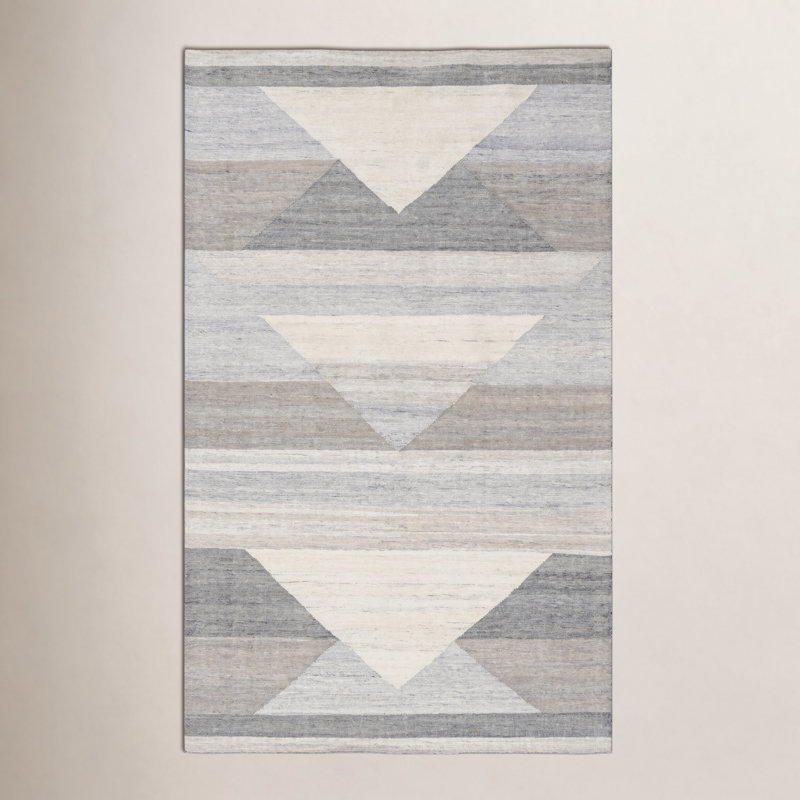 Geometric Area Rug, Rectangle 5' x 8'