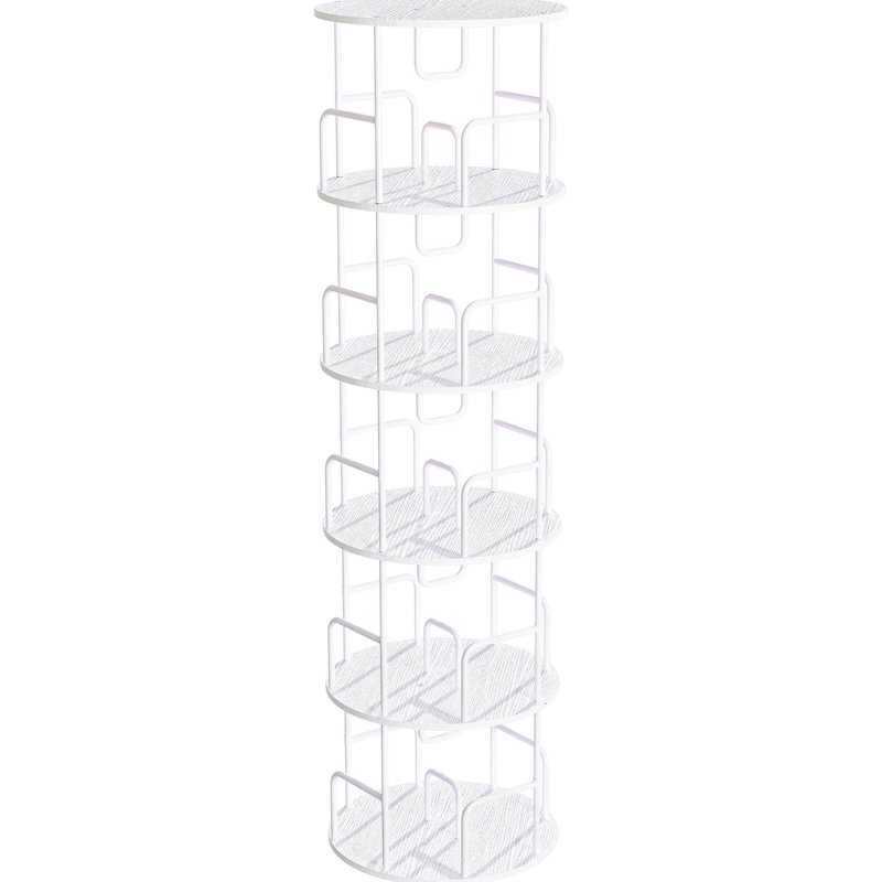 Bibliothèque Spinning 360 à 5 niveaux pour divers cas de figure, Blanc