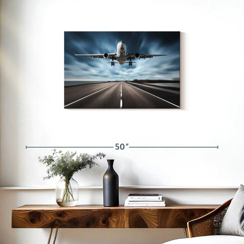 Mehar Runway Airplane, 20" H x 30" W