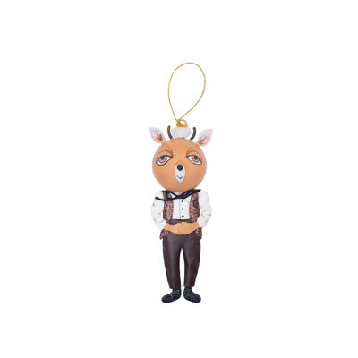 Ornement Buck Reindeer Gathered Traditions Joe Spencer