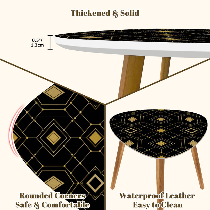 Ensemble de 2 tables gigognes Triangle Nesting