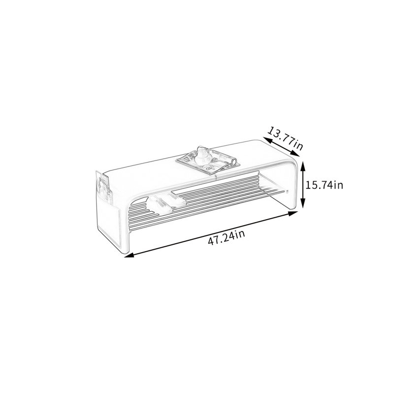 Banc de rangement rembourré en cuir Frejya, Gris