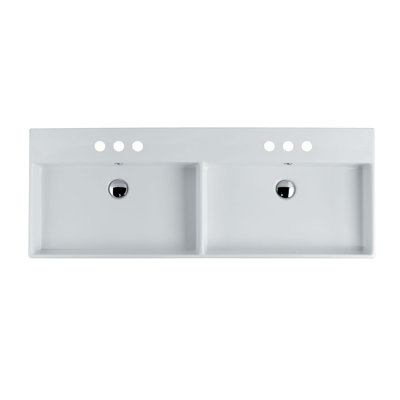 Unlimited 55.5'' L Bathroom Sink
