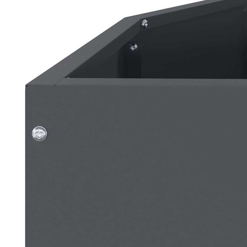 Planter Box, Anthracite, 35cm H x 120cm W x 60cm D