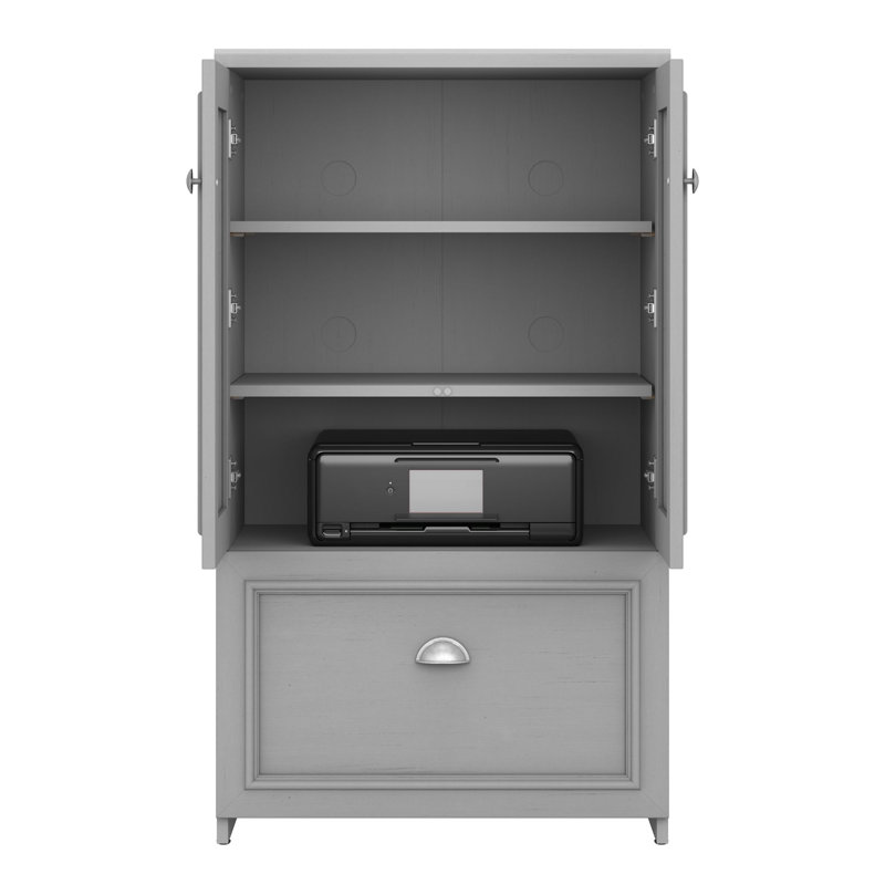 Osvald 23.74'' Wide 1 -Drawer File Cabinet, Cape Cod Gray