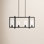 Aya 4 Light Glass Dimmable Pendant