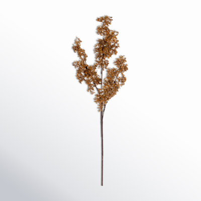 Rich Orange 28'' Faux Foliage Branch