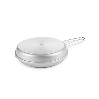 Excelsa Amica Aluminum Non-Stick Omelette Pan with Lid