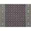 Wool Oriental Area Rug in Purple/Taupe