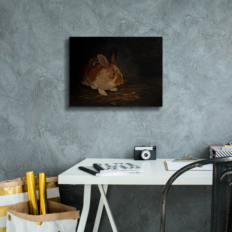 Toile épique Graffiti «Resting Bunny Rabbit 3» par Marian Parsons, 16 po x 12 po, H 12 po x l 16 po