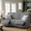 Housse extensible pour canapé inclinable - Facile à nettoyer et durable - Collection Comfort