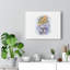 Grow In Grace Flower - Wrapped Canvas Print-1352622204