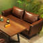 Mingal Faux Leather Upholstered Bench