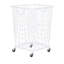 Metal Deep Set Metal Mesh Laundry Basket Storage Cart with Wheels and Handles-62972726-62972722