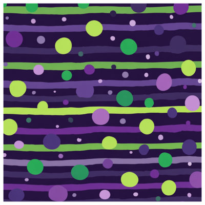 Purple Dots Stripes Quilted Bedspread All Sizes